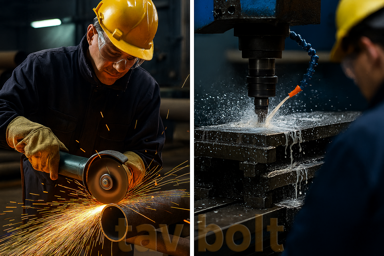 برشکاری سرد ( واترجت یا فرزکاری با خنک‌کننده) و برشکاری گرم ( لیزر یا پلاسما)