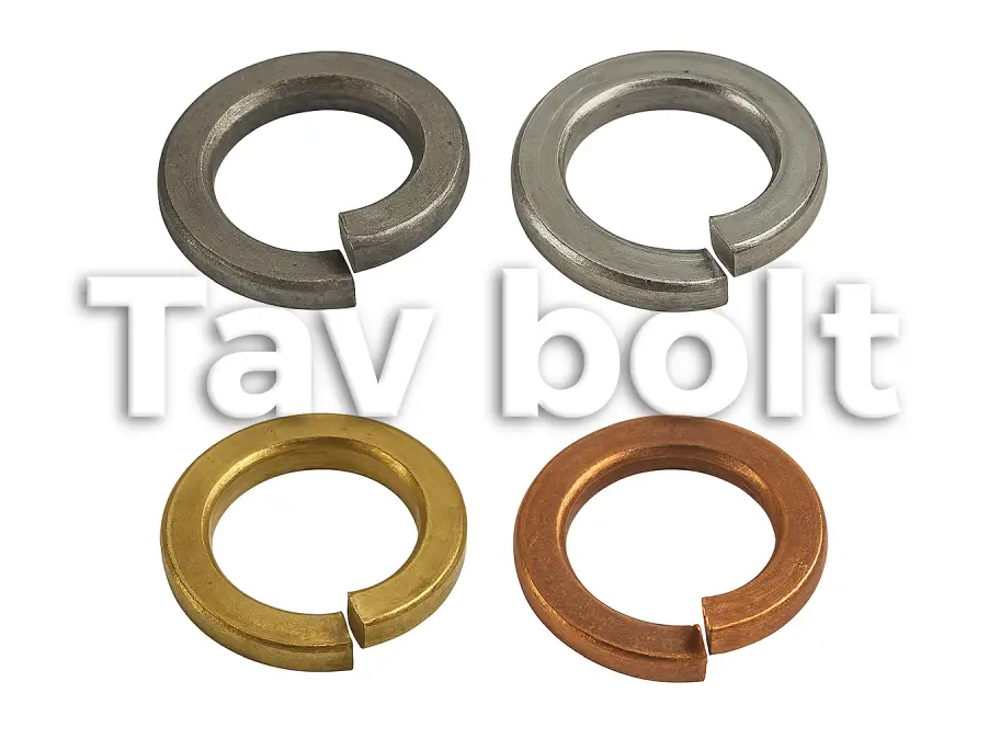 انواع جنس واشر فنری